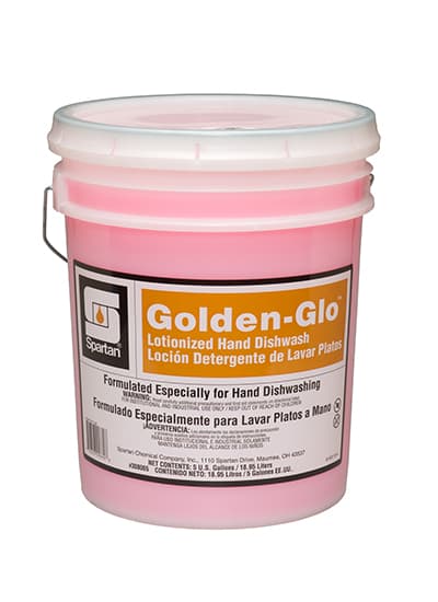 Golden-Glo Fresh Scent Dish Detergent Manual Dish Detergent 5 GAL Pail Neutral Lotionized Mild 1/Each