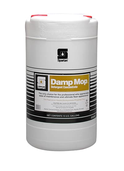 Damp Mop No Rinse Lemon Floor Cleaner 15 GAL Drum Daily Neutral Concentrate No Rinse 1/Each