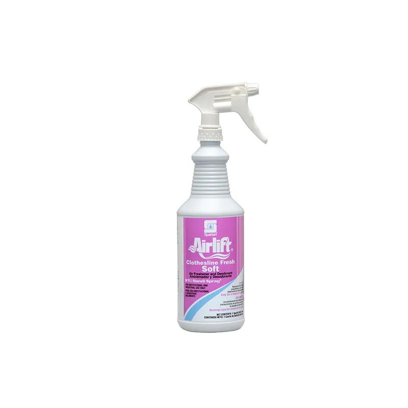 Airlift® Clothesline Fresh® Air Freshener Pleasant Scent Clear RTU 1 QT 12/Case