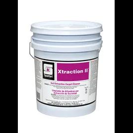 Xtraction II® Springtime Carpet Extraction Cleaner 5 GAL Pail Heavy Duty Non-Caustic Alkaline Concentrate 1/Each