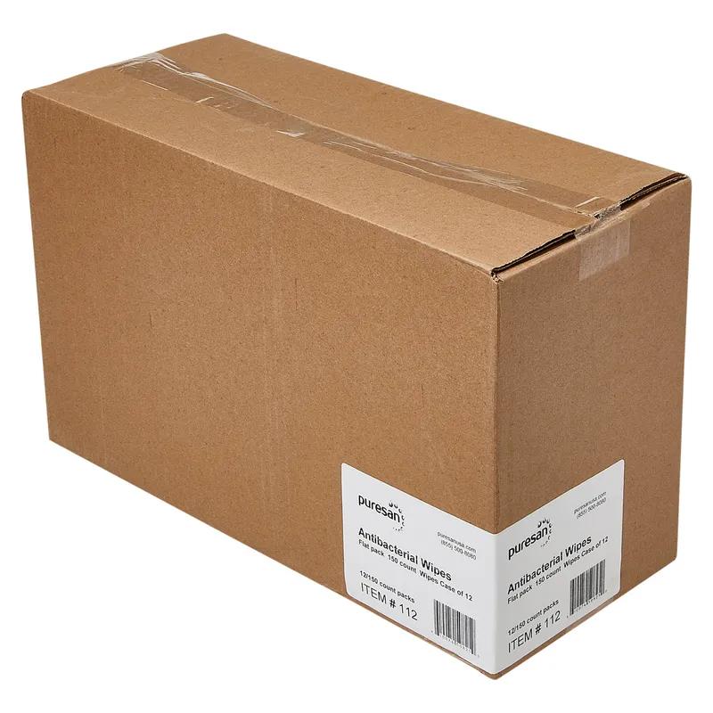 Hand Sanitizer Wipe 7X6 IN Lemon Antibacterial Dual Action 150 Sheets/Pack 12 Packs/Case 1800 Sheets/Case