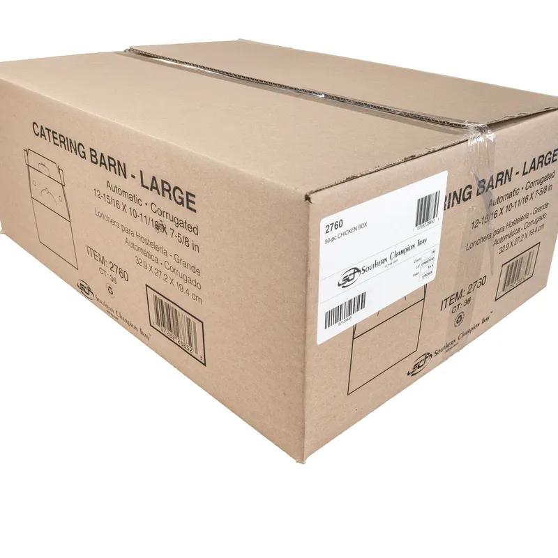 Chicken Barn & Lunch Box 50 Piece 12.94X10.69X7.63 IN Corrugated Cardboard 36/Case
