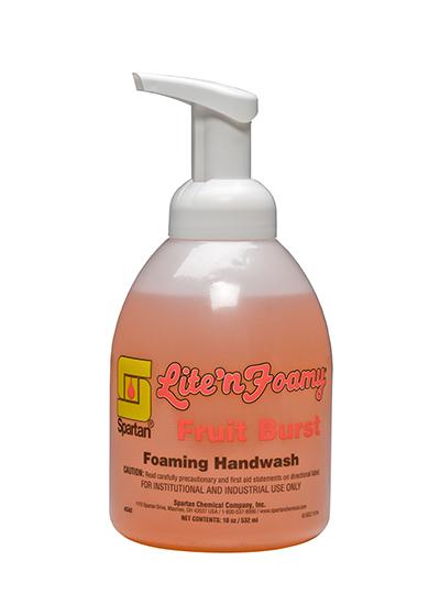 Lite'n Foamy® Hand Soap Ready-to-Use (RTU) 18 OZ Fruity Mandarin Orange 6 Count/Case