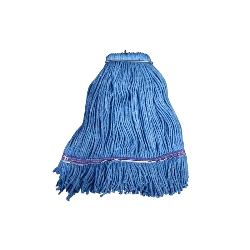Layflat® Mop Head 20 OZ Blue Cotton Synthetic No Tangle Screw Type 12 Count/Case