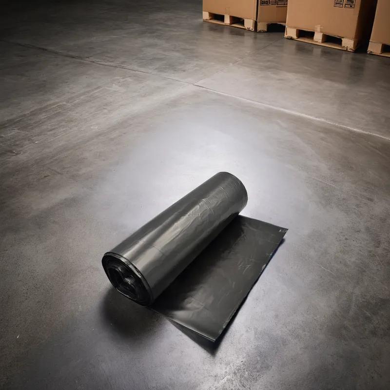 Can Liner Black Plastic 3.5MIL Roll Tube 1/Roll