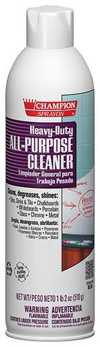 Champion Sprayon® All Purpose Cleaner Foam Aerosol Heavy Duty 12/Case