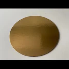 Cake Box 8 IN Gold Round Straight Edge 200/Case