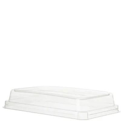 WorldView Lid Flat 10X7 IN RPET Clear Rectangle For 8 OZ Container 200/Case
