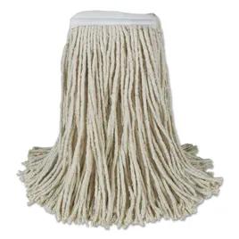Wet Mop 16 OZ White Cotton Cut End 1.25IN Narrow Headband 12 Count/Case