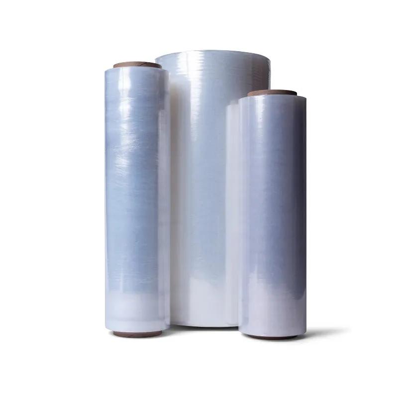 Stretch Film 18IN X7800FT Clear LDPE 1.5MIL 500# Single Wound 1/Pound