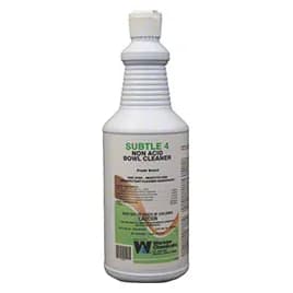 Subtle 4 Fresh Scent Toilet Bowl Cleaner 1 QT Non-Acid 12/Case
