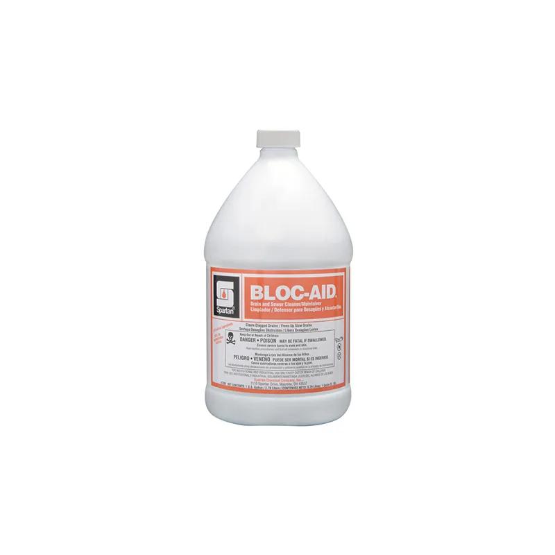 Bloc-Aid® Unscented Drain Cleaner 1 GAL Alkaline RTU 4/Case