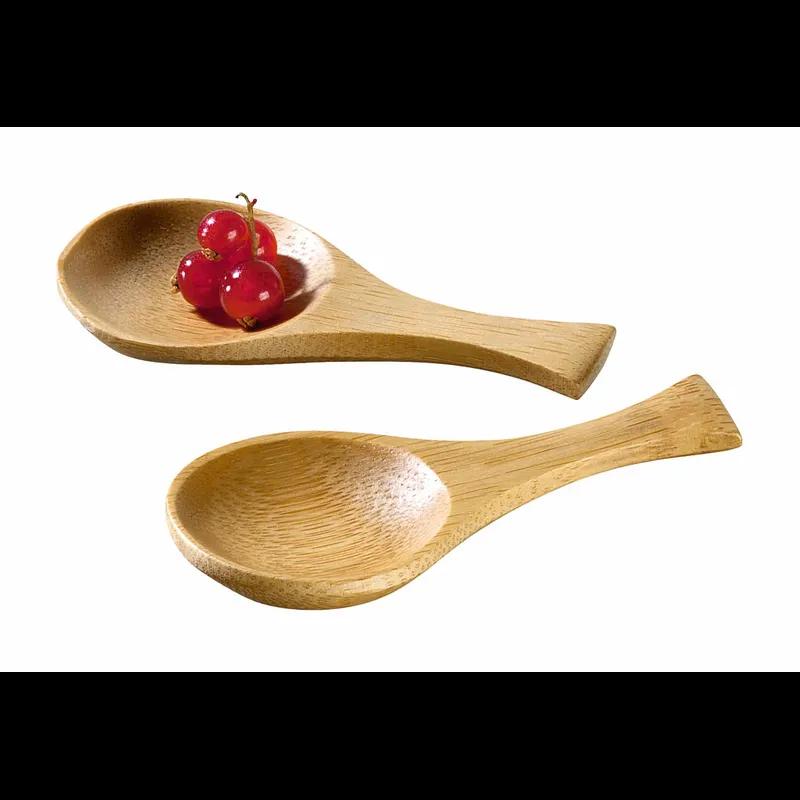 Spoon 0.25 OZ 3.7X1.8 IN Bamboo Natural 50 Count/Pack 10 Packs/Case 500 Count/Case