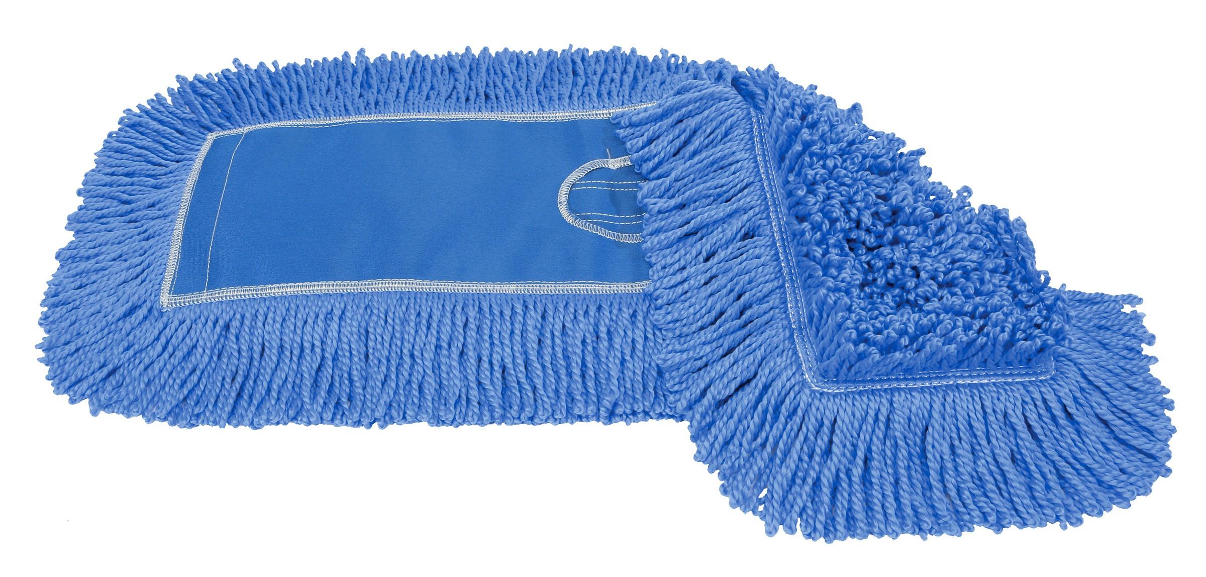 MaxiTwist® Dust Mop Head 36X5 IN Blue Microfiber Loop End 1/Each