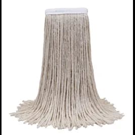 MaxiCotton™ Mop Head 18X6X1 IN 24 OZ White Cotton 4PLY 1.25IN Narrow Headband 1/Each