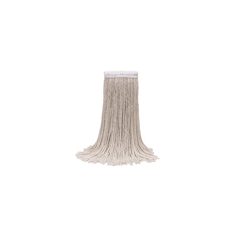 MaxiRayon™ Mop Head 15X6X1 IN 16 OZ White 4PLY Cut End 1.25IN Narrow Headband 1/Each