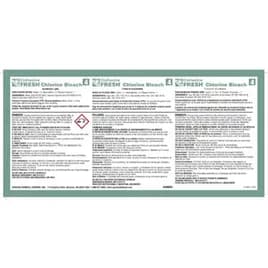 Clothesline Fresh® Chlorine Bleach 4 Product Label Paper 1/Each