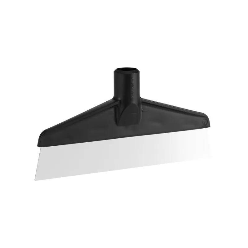 Vikan® Table Floor Scraper 1.2X9.6X4.9 IN Polypropylene (PP) Stainless Steel Black Threaded 1/Each