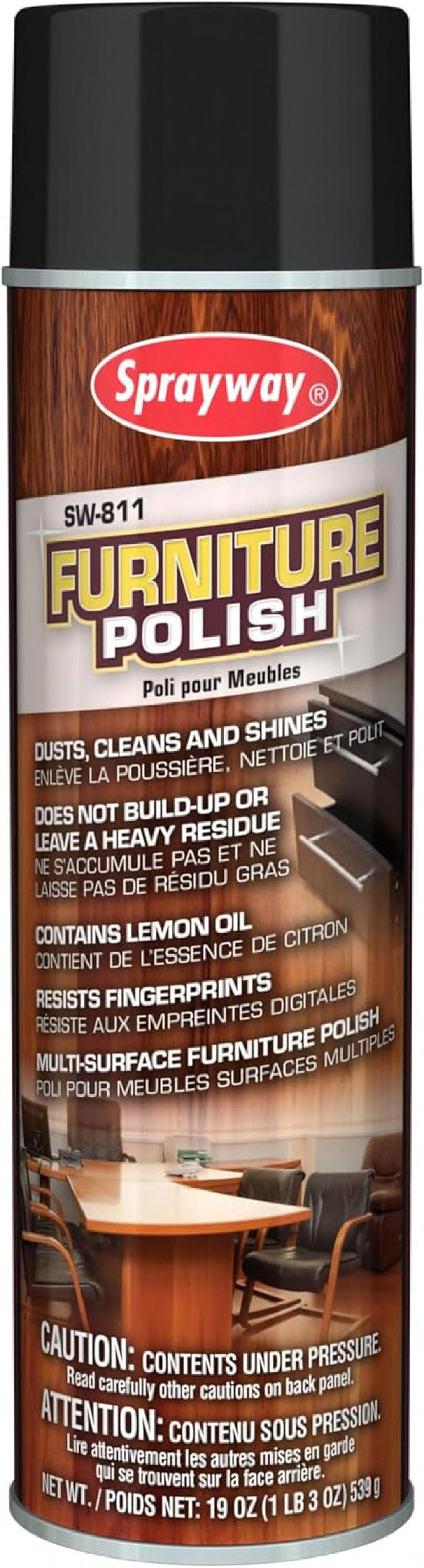 Sprayway® Lemon Furniture Polish 20 OZ Aerosol 12/Case
