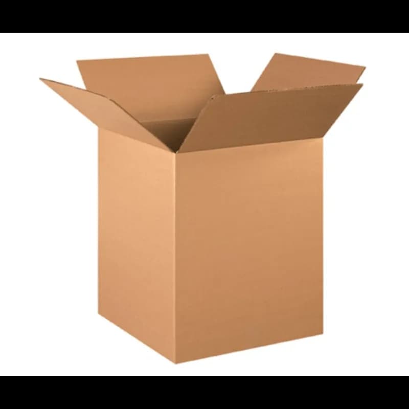 Box 16X16X20 IN Kraft Corrugated Cardboard 32ECT 20 Count/Bundle 120 Count/Pallet