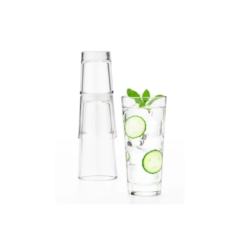 Endeavor Beverage Glass 16 FLOZ Glass Stackable 12/Case