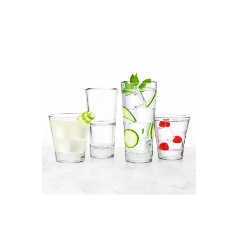 Endeavor Beverage Glass 16 FLOZ Glass Stackable 12/Case