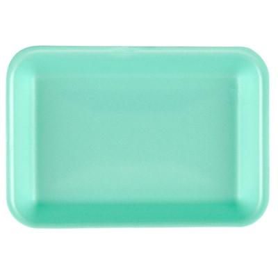 115 Meat Tray 8X3.5 IN Polystyrene Foam Green Rectangle 500/Case