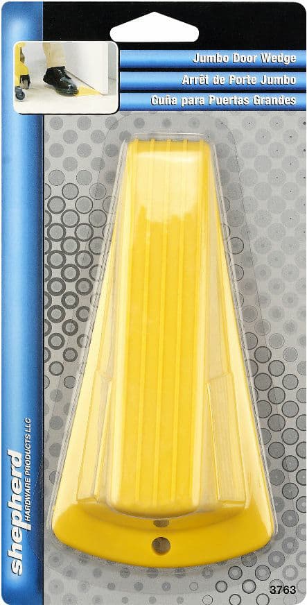 Door Stop Jumbo Yellow 1/Each