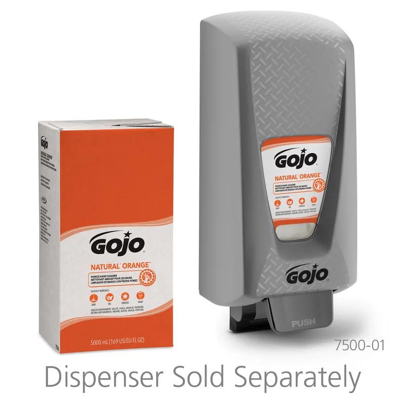 GOJO® Natural Orange Hand Cleaner Liquid 5000 mL 4.75X6.56X12.12 IN White Pumice For PRO TDX 5000 2/Case
