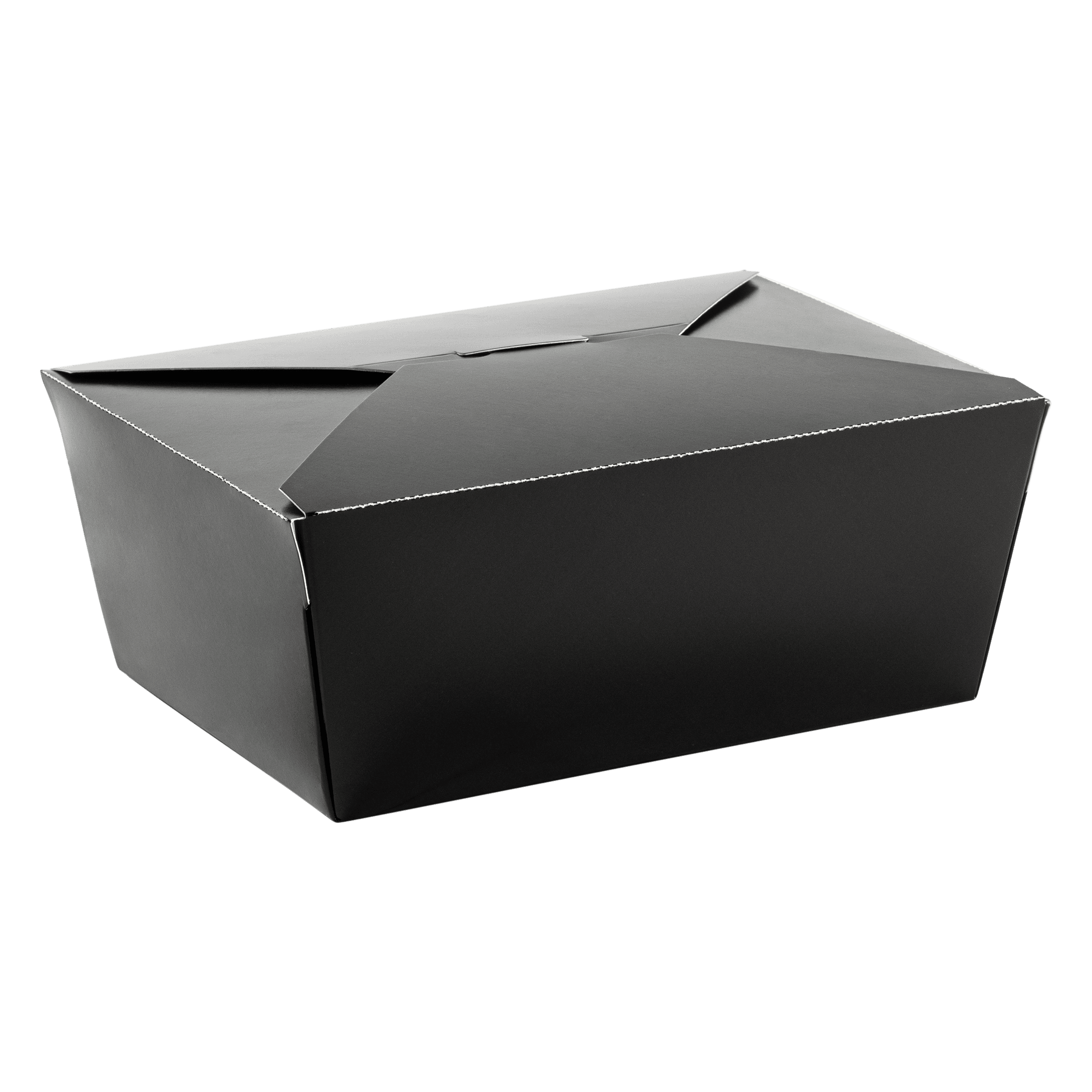 INNOBOX EDGE™ #4 Food Take-Out Box Black 90/Case