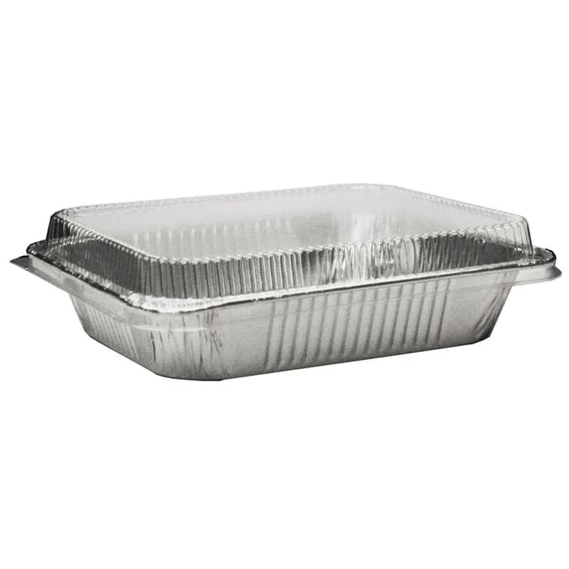Lid Low Dome 1/2 Size Plastic Clear For Steam Table Pan 100/Case