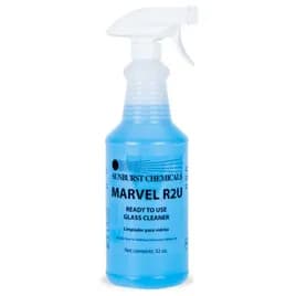 MARVEL R2U Glass Cleaner 32 OZ All Purpose Liquid 4/Case