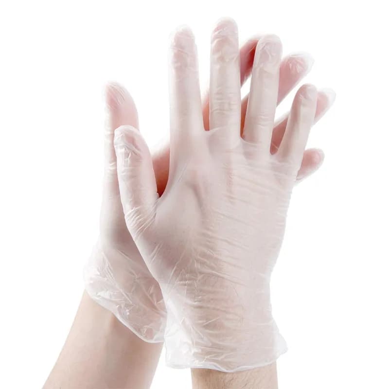 Gloves Medium (MED) Natural Vinyl Powder-Free 1000 Count/Case
