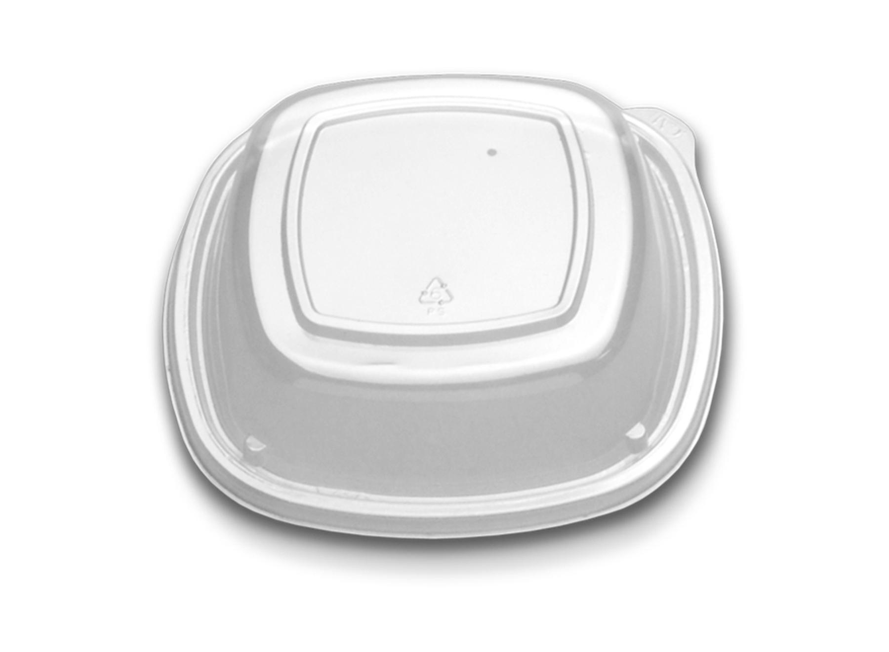 Lid Dome 7 IN PS Square For Plate Unhinged 432/Case