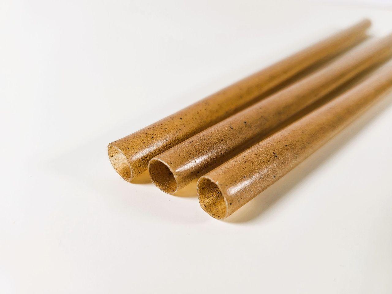 Victoria Bay Boba Giant Straw 9 IN Agave Natural Wrapped 175 Count/Pack 4 Packs/Case 700 Count/Case