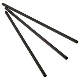 Victoria Bay Straw 8.25 IN Agave Black Unwrapped 500 Count/Pack 4 Packs/Case 2000 Count/Case