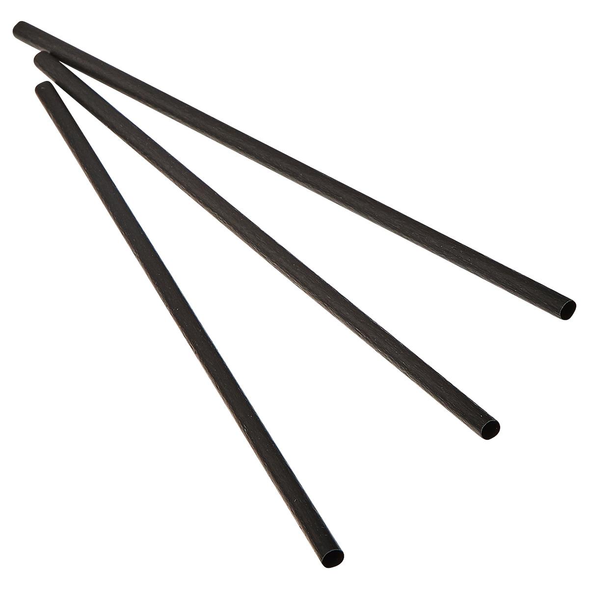 Victoria Bay Straw 8.25 IN Agave Black Unwrapped 500 Count/Pack 4 Packs/Case 2000 Count/Case