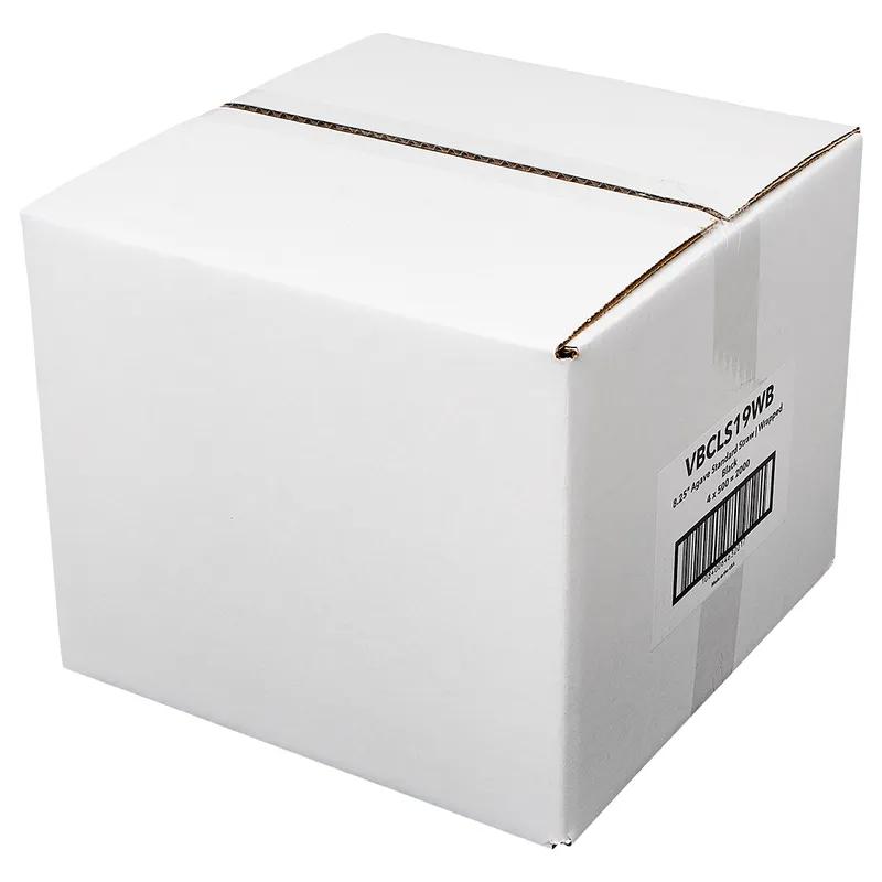 Victoria Bay Straw 8.25 IN Agave Black Wrapped 500 Count/Pack 4 Packs/Case 2000 Count/Case