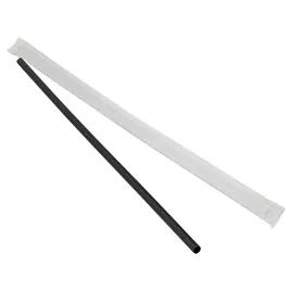 Victoria Bay Straw 10.25 IN Agave Black Wrapped 500 Count/Pack 4 Packs/Case 2000 Count/Case