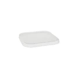 Lid Flat 8.75X8.75X0.53 IN PET Clear Square For Container 100/Case