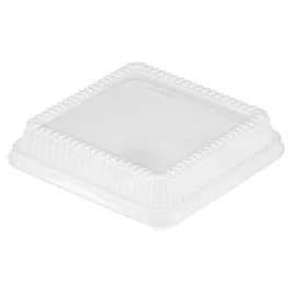 Lid 8.25X8.25X1.5 IN Plastic Clear Square For Bakery Container 500/Case