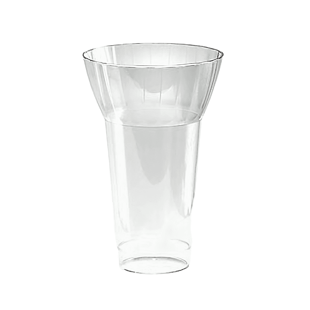 WNA Classic Parfait Parfait Dessert Container Base 12 OZ PS Clear Round 240/Case