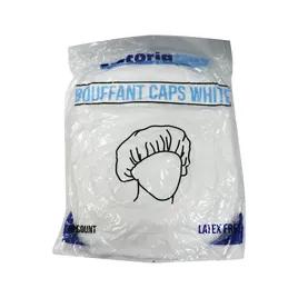Victoria Bay Bouffant Cap 24 IN White 1000/Case
