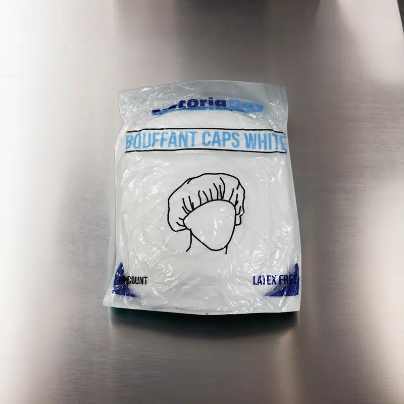 Victoria Bay Bouffant Cap 24 IN White 1000/Case