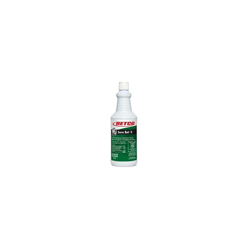 Sure Bet II Citrus Scent One-Step Disinfectant 32 OZ Multi Surface Virucidal 12/Case
