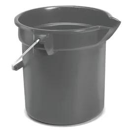 Brute® Mop Bucket 10 QT Heavy Duty HDPE Gray Round 1/Each