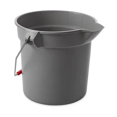 Brute® Mop Bucket 10 QT Heavy Duty HDPE Gray Round 1/Each
