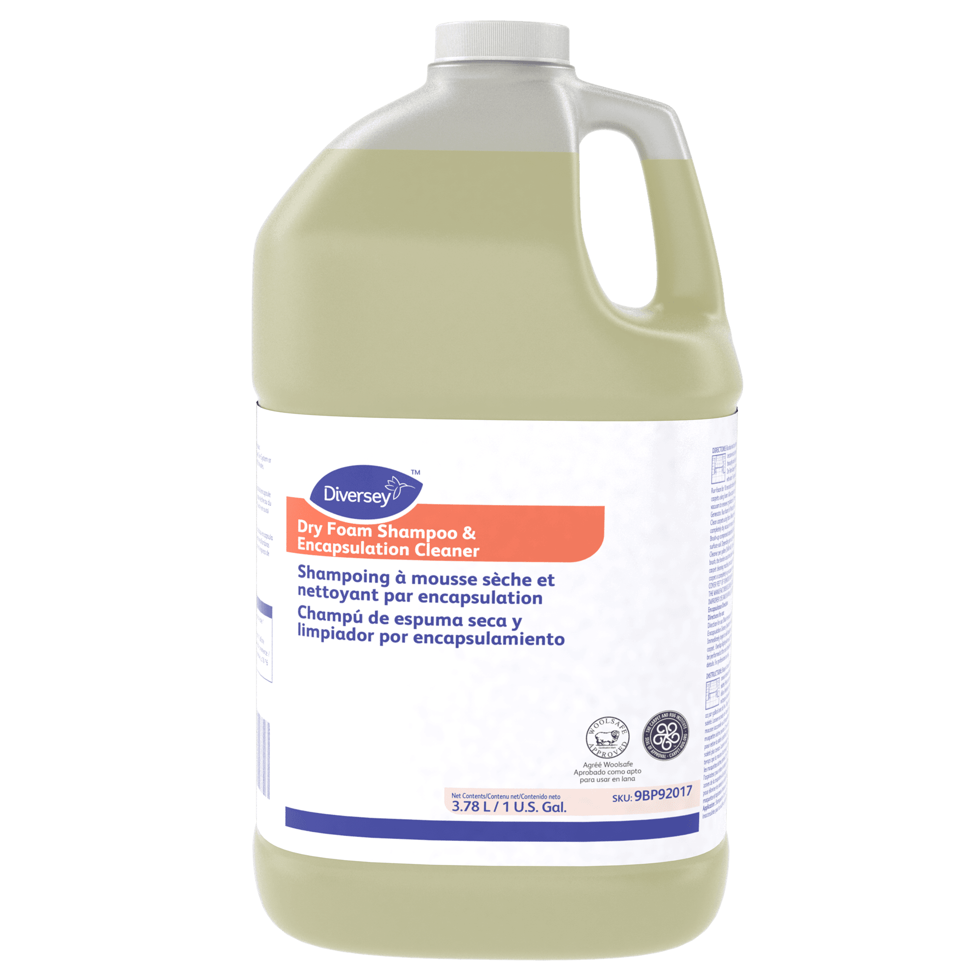 Taski® Floral Carpet Shampoo Carpet Encapsulation Cleaner 1 GAL Neutral Liquid Concentrate 4/Case