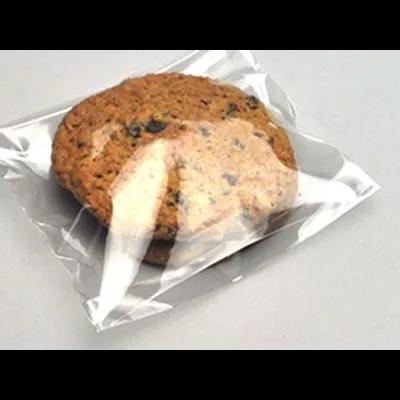 Cookie Bag 5X1X5+1.5 IN PP 1.5MIL Clear With Lip & Tape Closure FDA Compliant Reclosable Flat 1000/Case