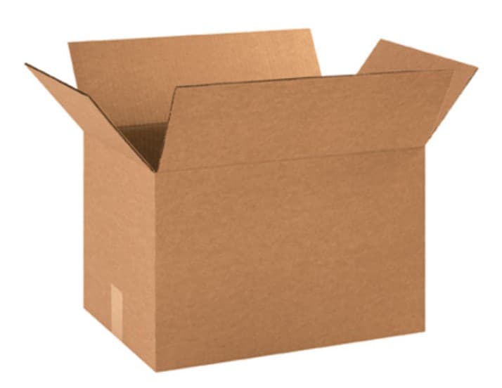 Regular Slotted Container (RSC) 18X12X12 IN Kraft Corrugated Cardboard 32ECT 20 Count/Bundle 420 Count/Pallet